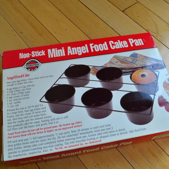Norpro Nonstick Mini Angel Food Cake Pan Model No. 3975 NEW - Picture 3 of 14
